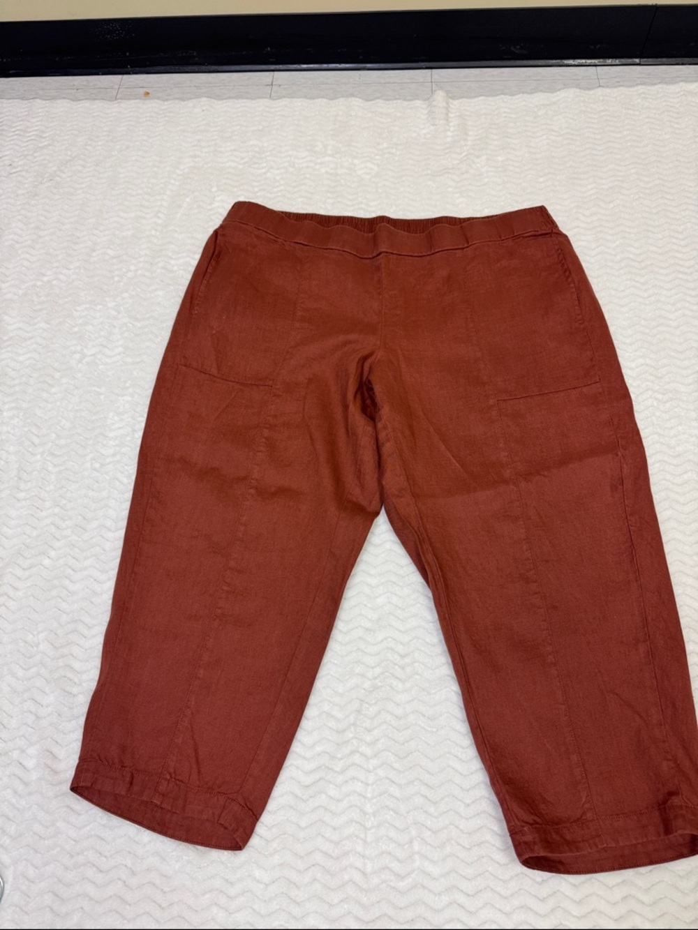Eileen Fisher Rust Brown Capris